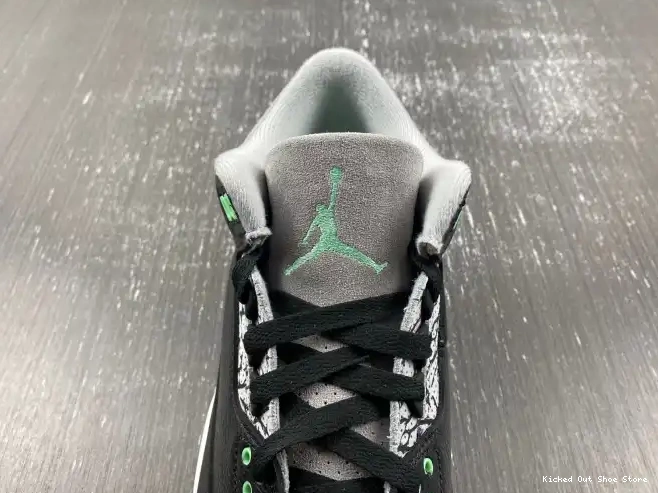 Kick Theory Jordan Glow Green Air 3 CT8532-031 0507